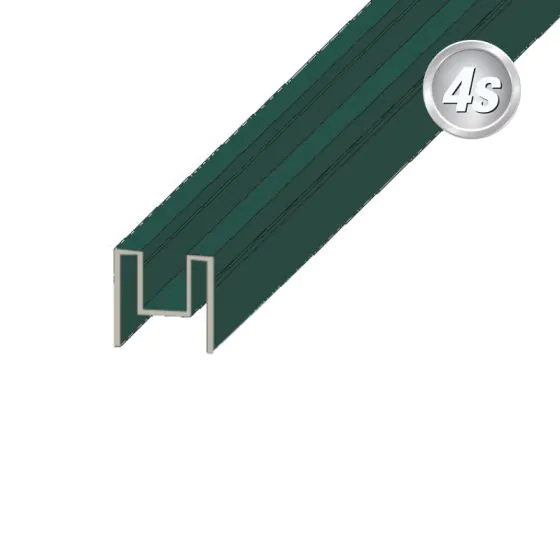 Alu Adapterprofil Oxford - Farbe: grün, Länge: 100 cm