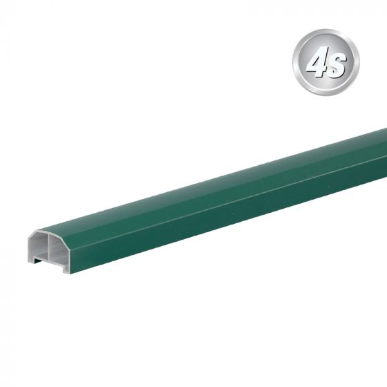 Handlauf für Alu Geländer Bausatz - Farbe: grün, Länge: 250 cm