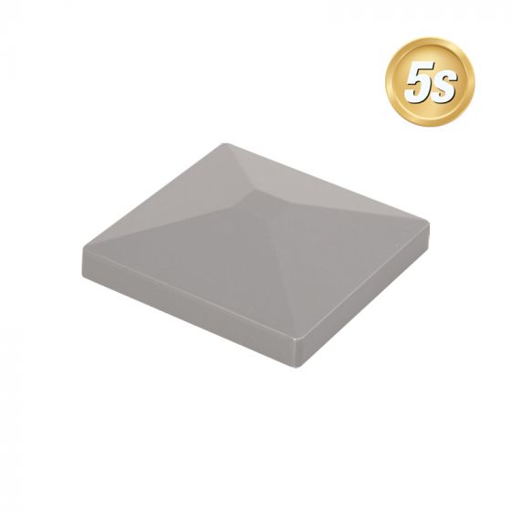 Alu Pfosten Abdeckkappe - Farbe: dunkelgrau 5S, Form: Pyramide