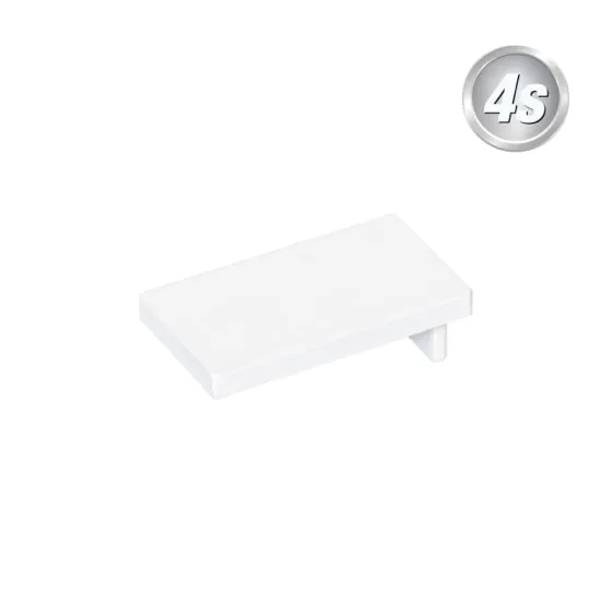 U-Profil Abdeckkappen stirnseitig für U-Profil: 20 mm - Farbe: weiß