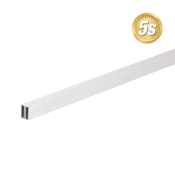 Alu Einschubleiste für Lochblech - Länge: 300 cm, Farbe: grau 5S