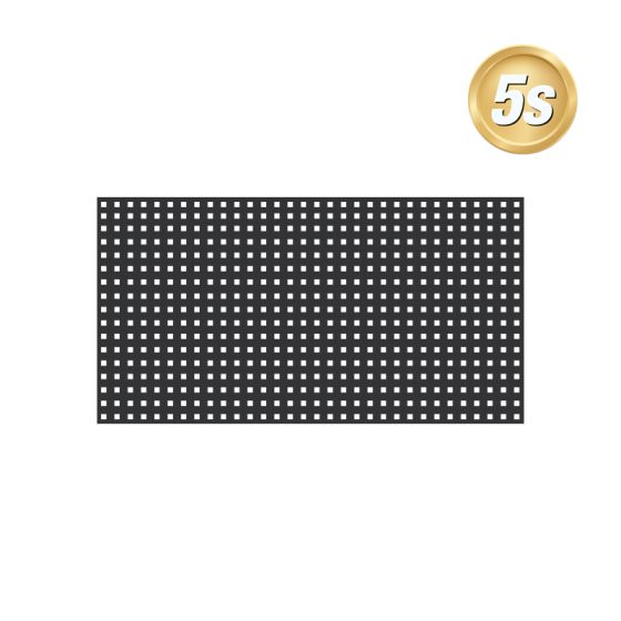 Alu Lochblech 20 x 20 mm - Farbe: anthrazit 5S, Breite x Höhe: 200 x 85 cm