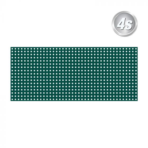 Alu Lochblech 20 x 20 mm - Farbe: grün, Breite x Höhe: 250 x 85 cm
