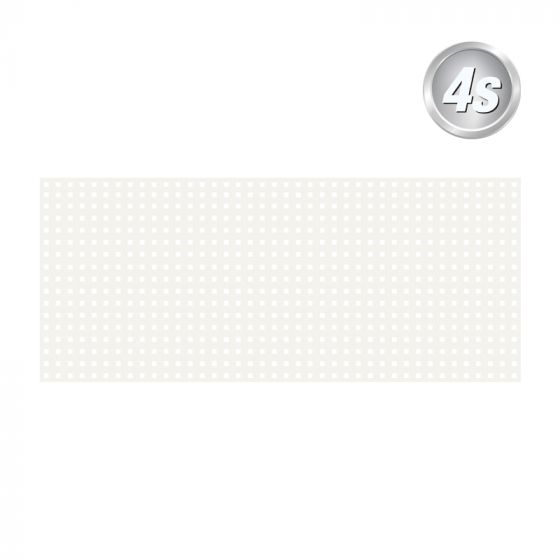Alu Lochblech 20 x 20 mm - Farbe: weiß, Breite x Höhe: 250 x 85 cm