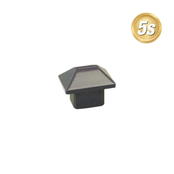 Alu Ornament Abdeckkappe Verona - Farbe: anthrazit 5S, Form: Pyramide, Querschnitt: 30 x 20 mm