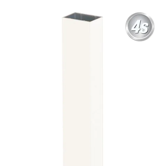 Alu Ornamente 44 x 30 mm - Farbe: weiß, Länge: 200 cm