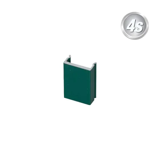 Alu Abstandhalter - Farbe: grün, Länge: 5 cm