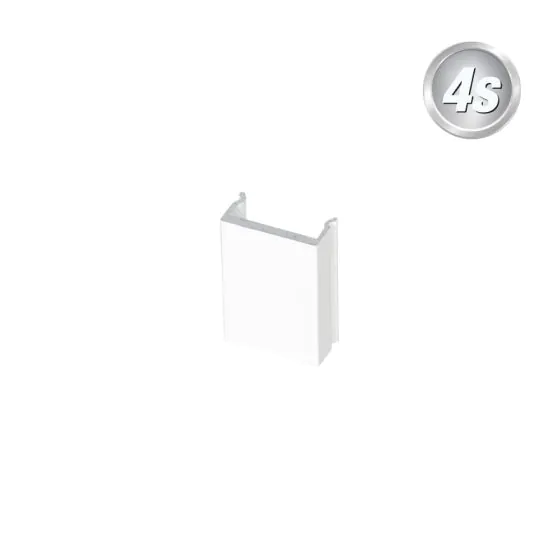 Alu Abstandhalter - Farbe: weiß, Länge: 6 cm