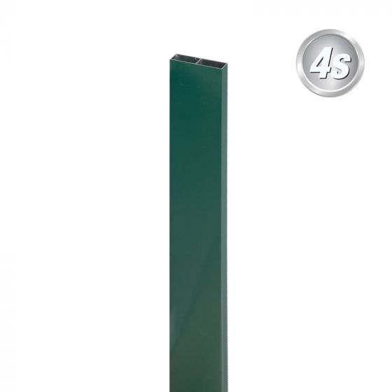 Alu Latte 20 x 80 mm - Farbe: grün, Länge: 250 cm, Höhe: 8 cm