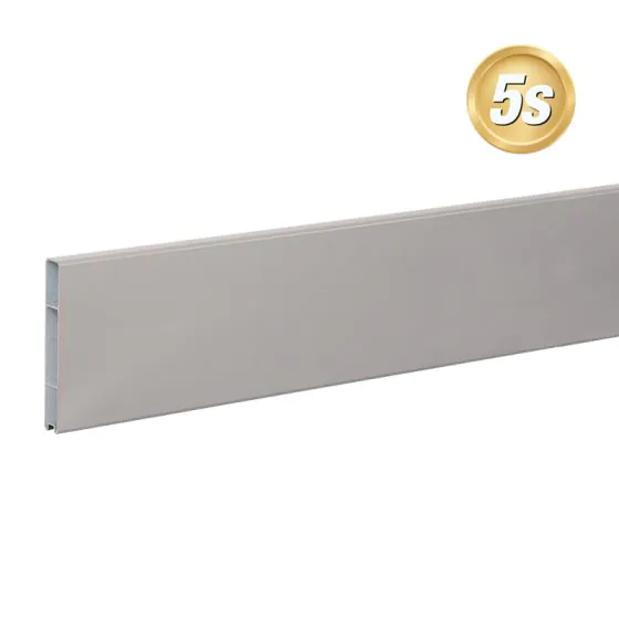Alu Abschlussprofil 150 x 20 mm  - Farbe: dunkelgrau 5S, Länge: 300 cm