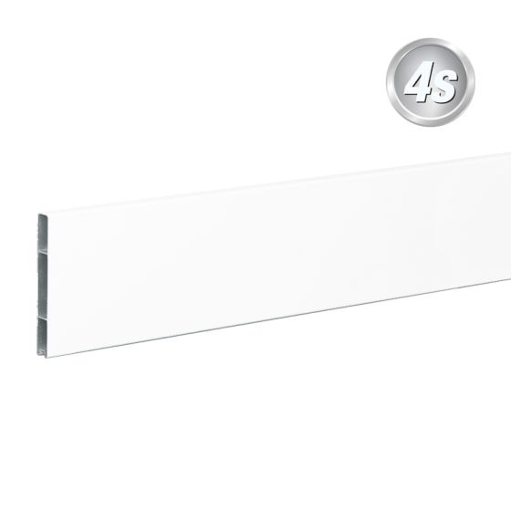 Alu Abschlussprofil 150 x 20 mm  - Farbe: weiß, Länge: 300 cm