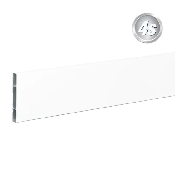 Alu Abschlussprofil 150 x 20 mm  - Farbe: weiß, Länge: 300 cm