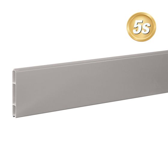 Alu Nut & Federprofil 150 x 20 mm  - Farbe: dunkelgrau 5S, Länge: 250 cm