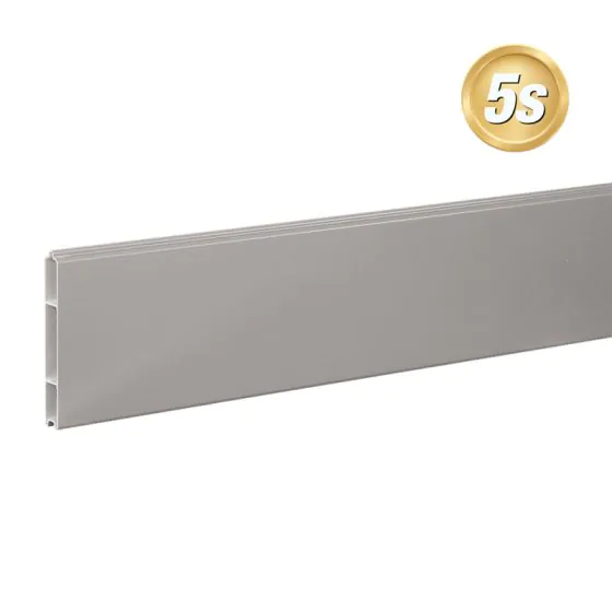 Alu Nut & Federprofil 150 x 20 mm  - Farbe: dunkelgrau 5S, Länge: 300 cm