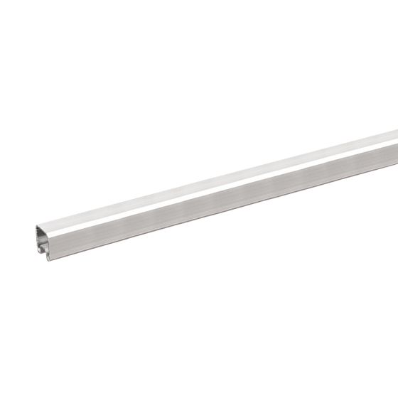 Alu Nut Abschlussprofil - Farbe: Alu eloxiert / Edelstahloptik, Länge: 300 cm
