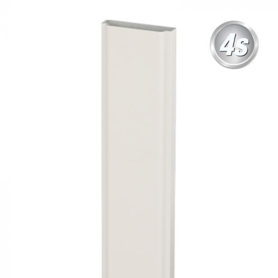 Alu Latte 78 x 20 mm - Farbe: grau, Länge: 50 cm