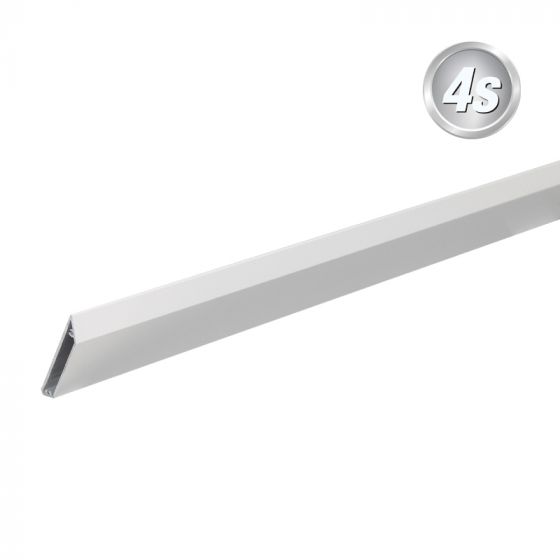 Alu Lamellen Profil 44 mm  - Farbe: grau, Länge: 250 cm