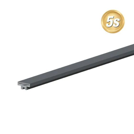 Alu Abschlussprofil 44 x 14 mm - Farbe: anthrazit 5S, Länge: 300 cm