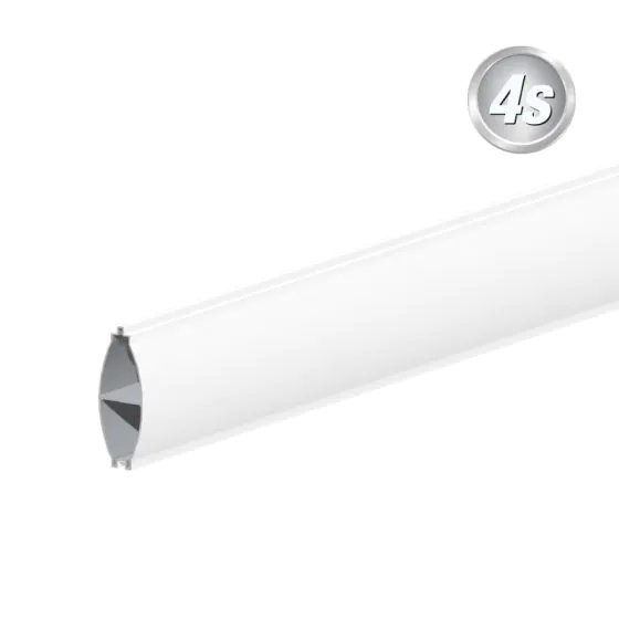 Alu Querlattenprofil 44 x 120 mm - Farbe: weiß, Länge: 300 cm, Höhe: 12 cm