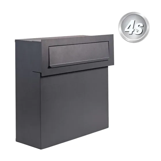 Briefkasten Mod. BK-38 - Farbe: anthrazit RAL 7016