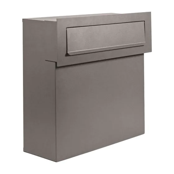Briefkasten Mod. BK-38 - Farbe: dunkelgrau 5S RAL 9007