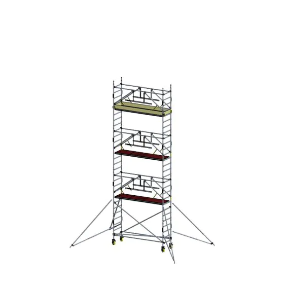 Alu Fahrgerüst Mod. D neue Norm SAFE - Breite: 0,70 m - Gerüstl.: 3,05 m, Arbeitsh.: 8,30 m
