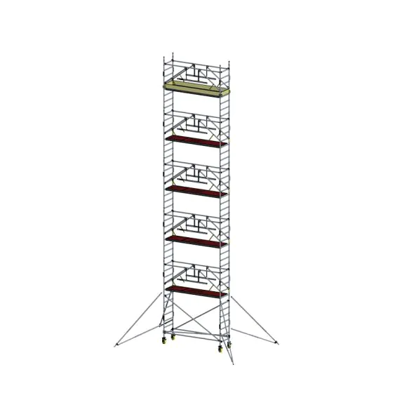 Alu Fahrgerüst Mod. D neue Norm SAFE - Breite: 0,70 m - Gerüstl.: 1,80 m, Arbeitsh.: 12,30 m