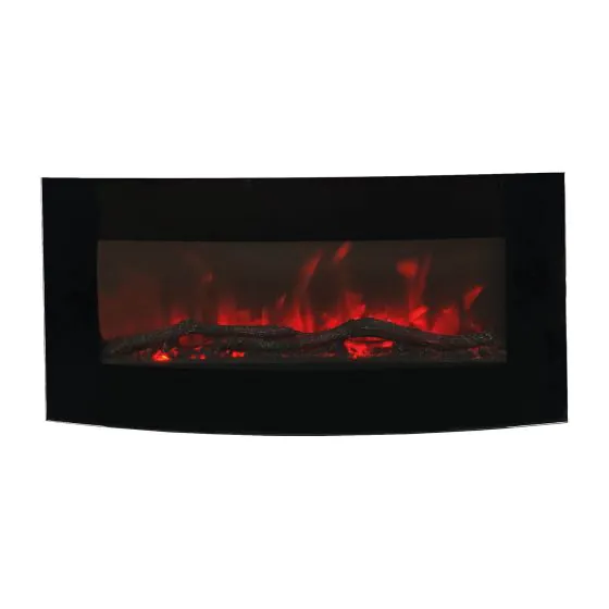 Elektrokamin Modern 34 Curved - freistehend oder Wandmontage
