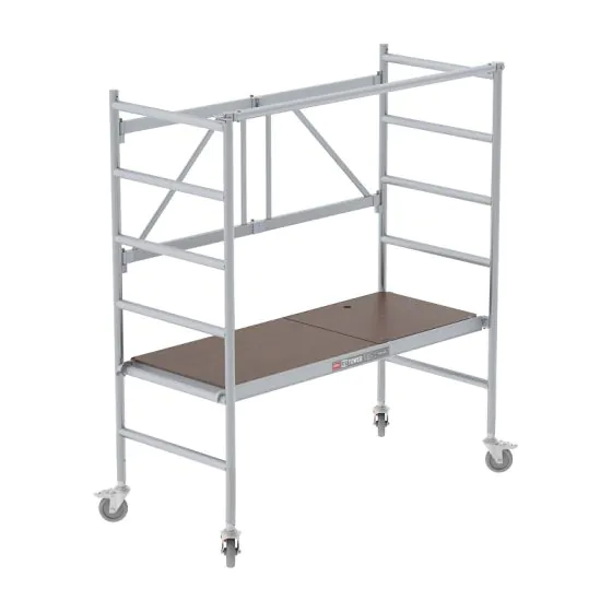 Alu Klappfahrgerüst Euro Vario - Breite: 0,70 m, Länge: 1,70 m - Modul: A inkl. Rollen
