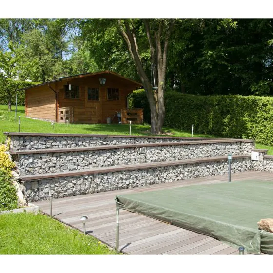 Gabionen 4,5 mm Drahtstärke - Maschung: 100 x 100 mm, Abmessung L x B x H: 3000 x 500 x 500 mm