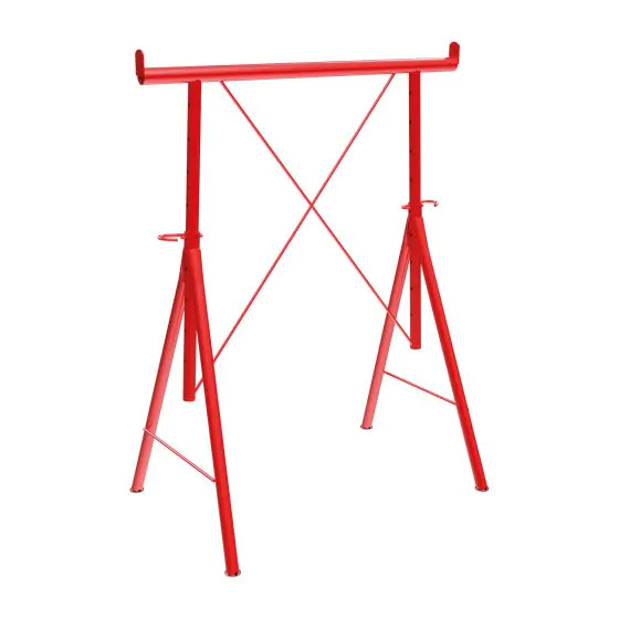 Gerüstbock Profi Ausführung / höhenverstellbar – Maße: ca. 105-190 cm, Gewicht: 15,8 kg, Auflagebreite: ca. 120 cm