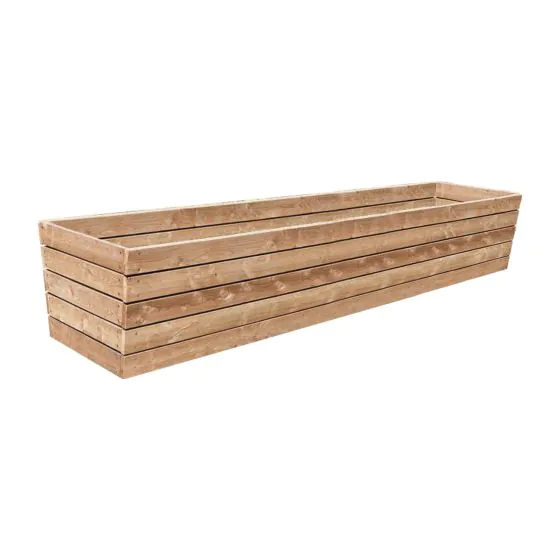 Holz Hochbeet Paula - Maße (L x B x H): 390 x 120 x 80 cm