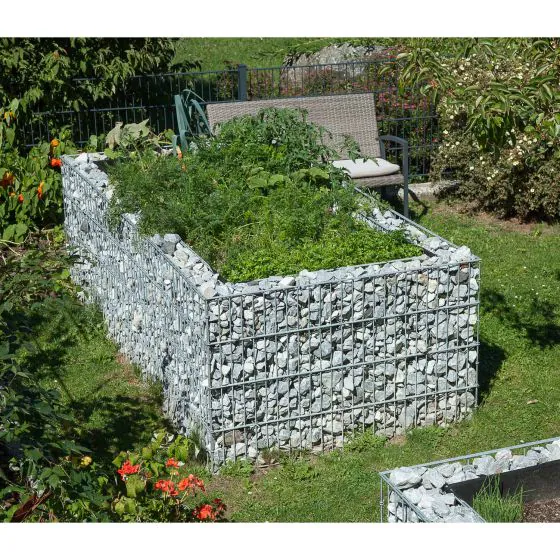 Gabionen Hochbeet Helga