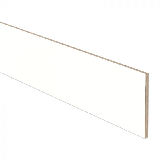 Design Setzstufe mit Holzkern 1200 x 200 x 12 mm, 4 Stück  - Modell: weiß
