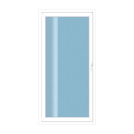 Kunststoff Balkontür 1-flügelig Dreh- / Kipp - Maße (B x H): 900 x 2000 mm, Farbe außen / innen: weiß / weiß, Anschlag: DIN-links