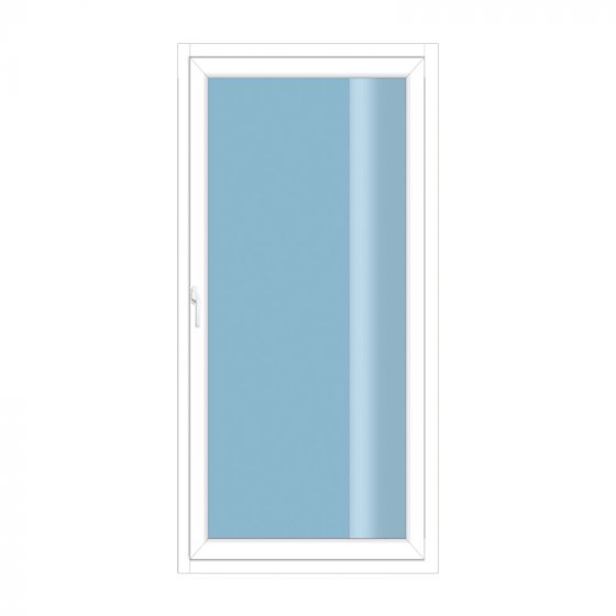 Kunststoff Balkontür 1-flügelig Dreh- / Kipp - Maße (B x H): 900 x 2000 mm, Farbe außen / innen: anthrazit / weiß, Anschlag: DIN-rechts