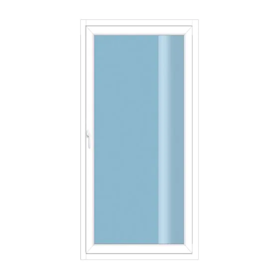 Kunststoff Balkontür 1-flügelig Dreh- / Kipp - Maße (B x H): 900 x 2000 mm, Farbe außen / innen: anthrazit / weiß, Anschlag: DIN-rechts