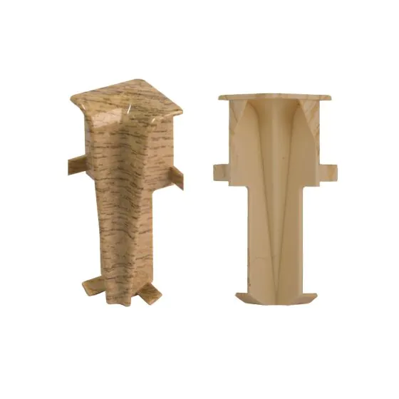 Innenecken für Sockelleiste - Modell: LENS Eiche Dekor, Maße: 60 x 17 mm, Stück: 2