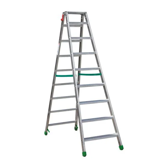 Stehleiter Alu-Stufen Light Star - Stufenanzahl: 9
