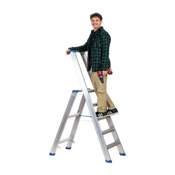Alu-Stufen Stehleiter Mod. PL