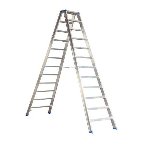 Alu-Stufen Stehleiter Mod. SL - Stufenanzahl: 12, Länge: 2,81 m