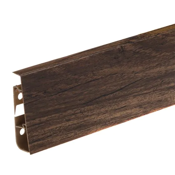 Sockelleiste Prestige - Farbe: dunkelbraun, Länge: 2500 mm, Höhe: 75 mm, Tiefe: 22 mm
