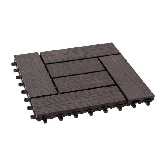 Terrassenfliese WPC Sofia -  Abmessungen: 300 x 300 mm