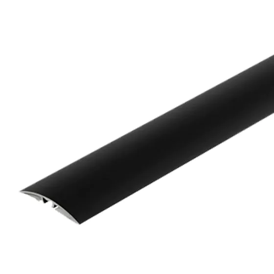 Übergangprofilset Alu 5in1 - Farbe: schwarz, Breite: 37 mm, Länge: 930 mm