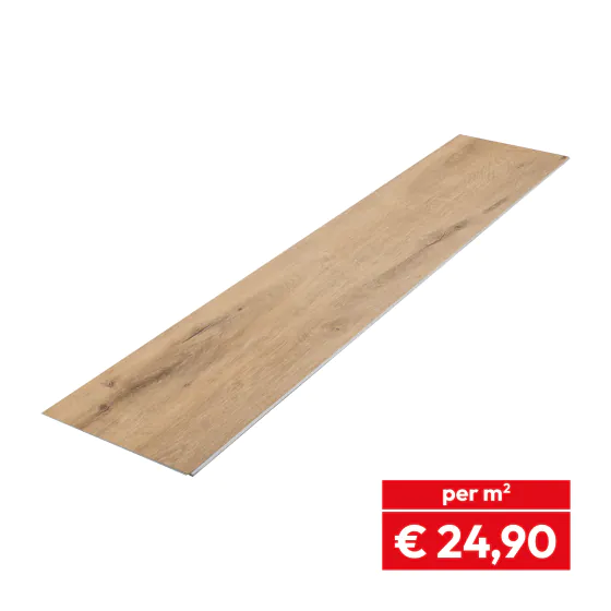 Vinylboden SPC Clicksystem 1220 x 229 x 6,5 mm (LxBxH) - Modell: VIVALDI Eiche Dekor