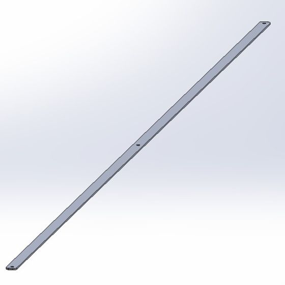 Aluminium Verbinder - blank, Länge: 2710 mm, Abverkauf Restposten