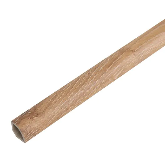 Winkelprofil rund 2400 x 28 x 15 mm - Modell: STRAUSS Eiche Dekor