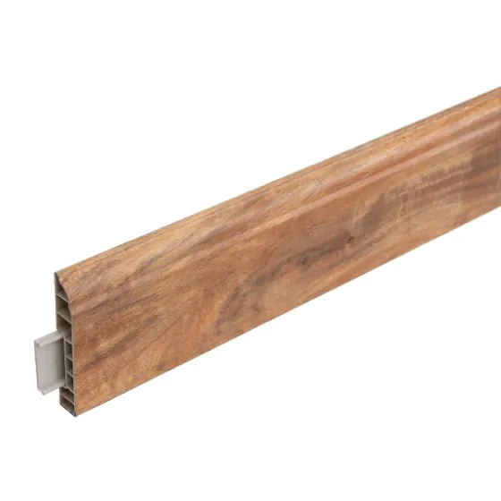 Sockelleiste 2400 x 80 x 15 mm - Modell: OFFENBACH Walnuss Dekor