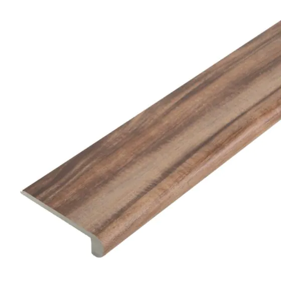 Stufenauflage Vollprofil für Click Vinyl, 2400 x 115 x 25 mm - Modell: CHOPIN Walnuss Dekor