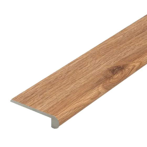 Stufenauflage Vollprofil für Click Vinyl, 2400 x 115 x 25 mm - Modell: MOZART Eiche Dekor
